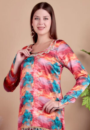 Sharara in Multi color